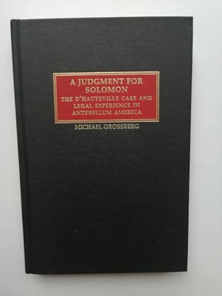 A Judgment for Solomon