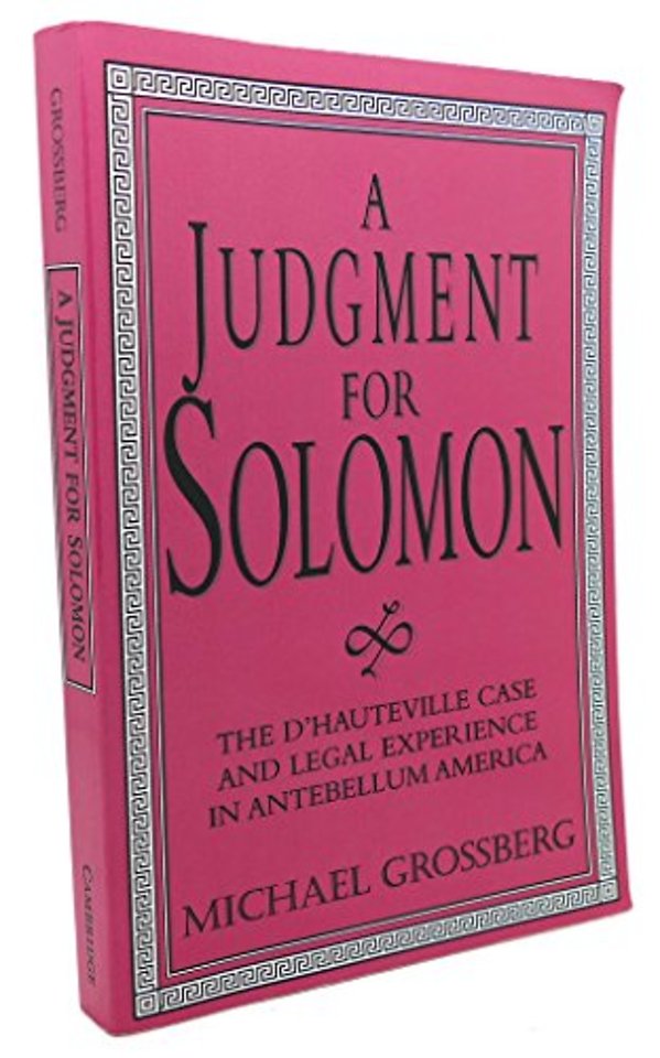 A Judgment for Solomon