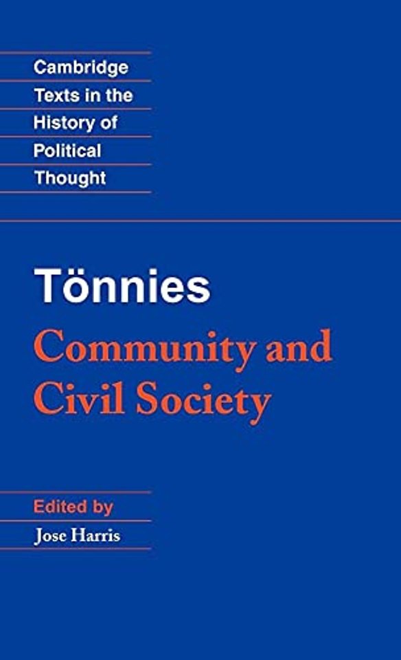 Tönnies: Community and Civil Society