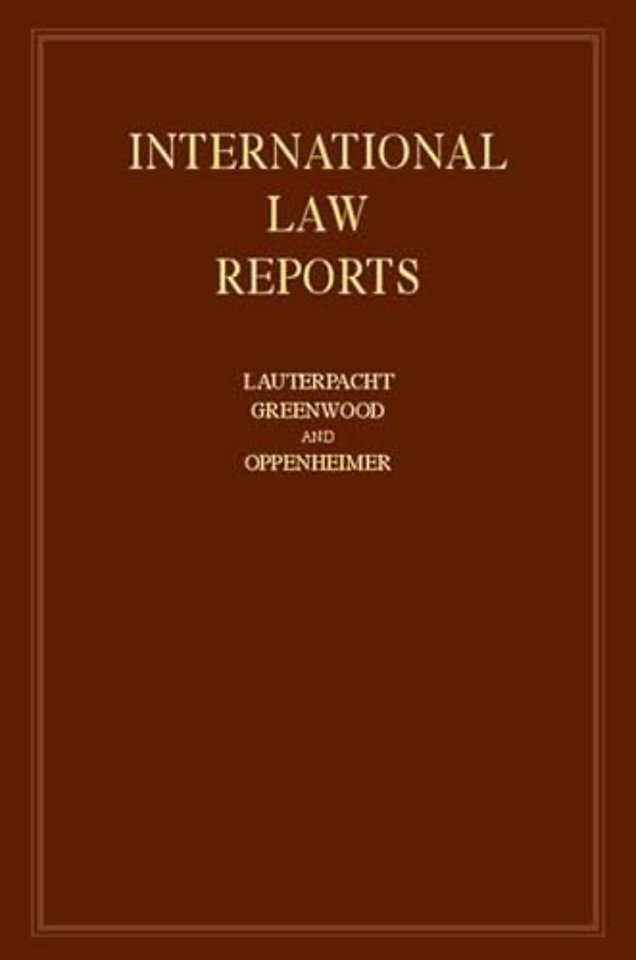International Law Reports