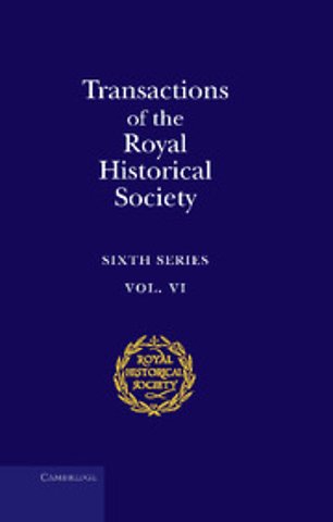 Transactions of the Royal Historical Society: Volume 6