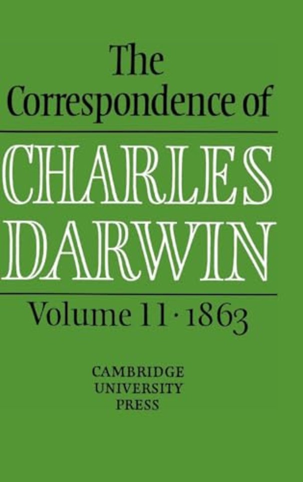 The Correspondence of Charles Darwin: Volume 11, 1863
