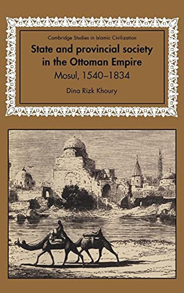 State and Provincial Society in the Ottoman Empire