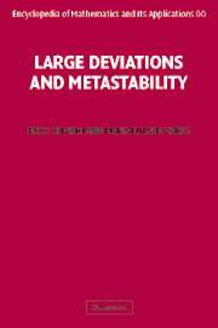Large Deviations and Metastability