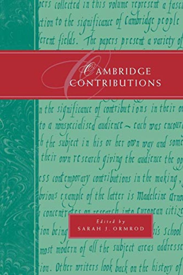 Cambridge Contributions