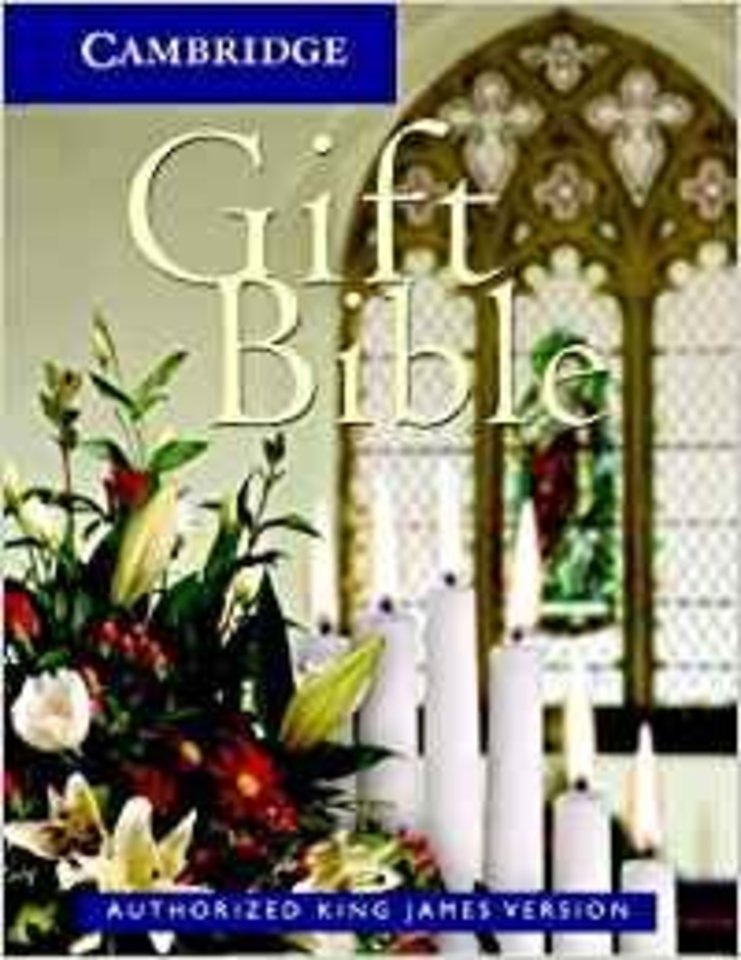 KJV Gift Bible, Ruby Text Edition, White, KJ221:T KJ11W