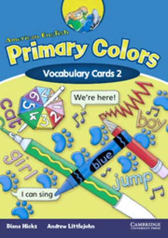 American English Primary Colors 2 Vocabulary Cards