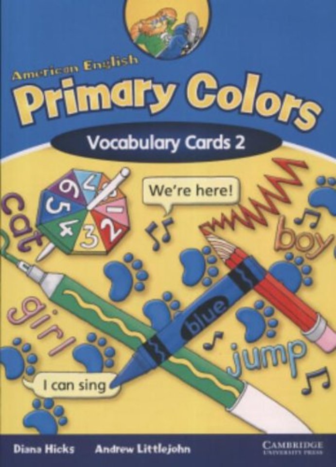American English Primary Colors 2 Vocabulary Cards