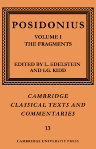 Posidonius: Volume 1, The Fragments