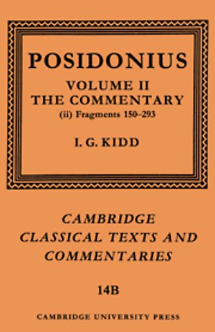 Posidonius: Fragments: Volume 2, Commentary, Part 2