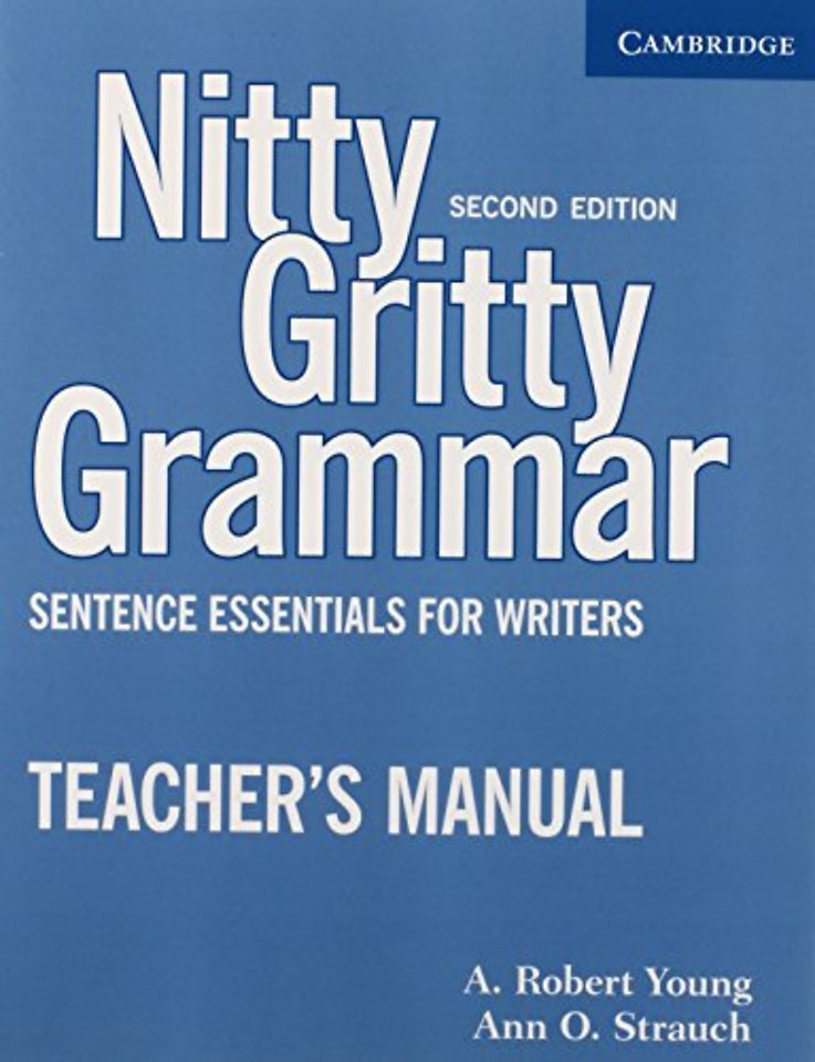 Nitty Gritty Grammar Teacher's Manual