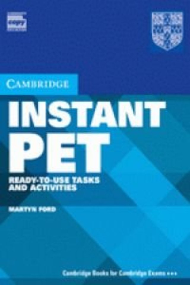 Instant PET Book and Audio CD Pack