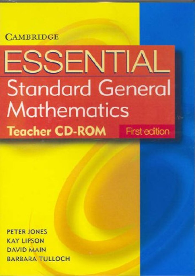 Essential Standard General Maths First Edition Teacher CD