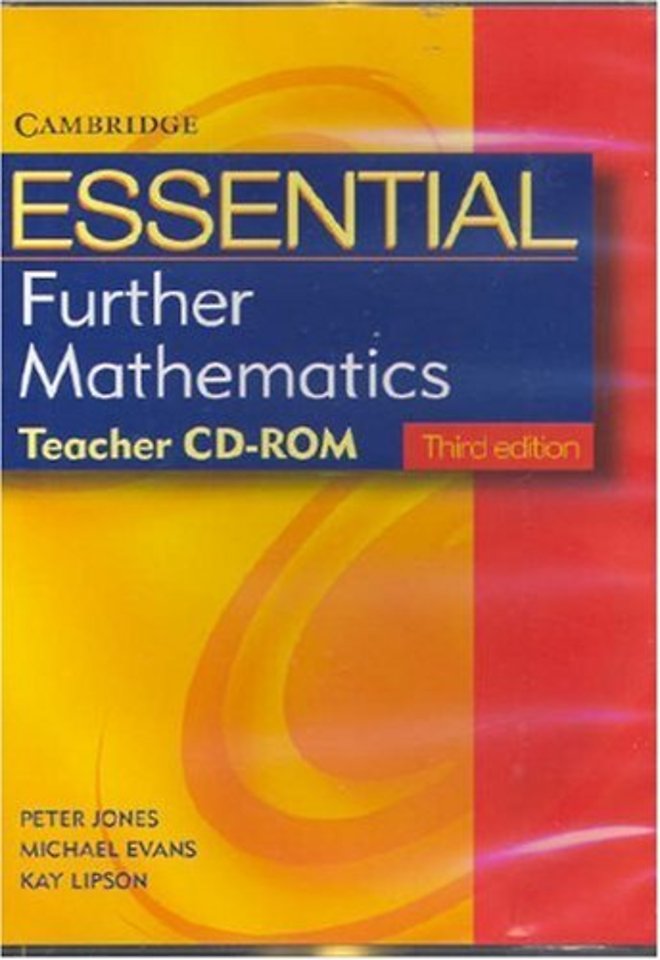 Essential Further Mathematics Third Edition Teacher CD-Rom
