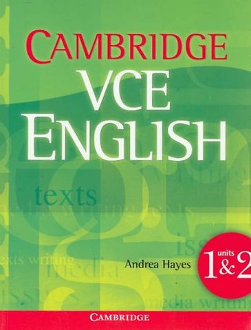 Cambridge VCE English Units 1 and 2