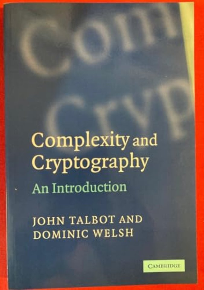 Complexity and Cryptography