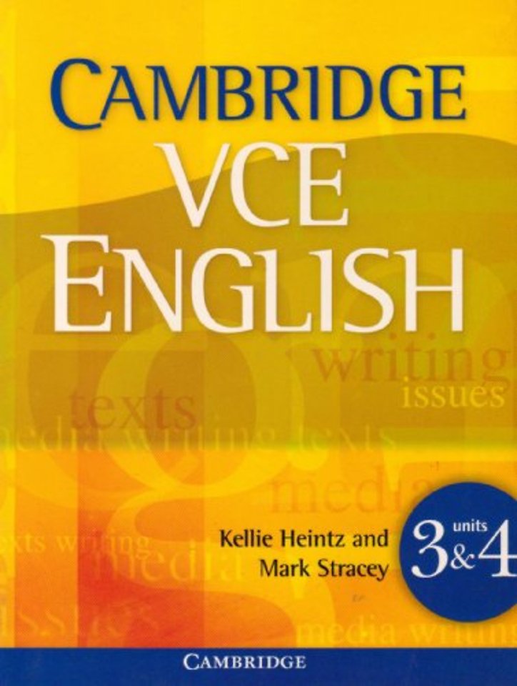 Cambridge VCE English Units 3 and 4