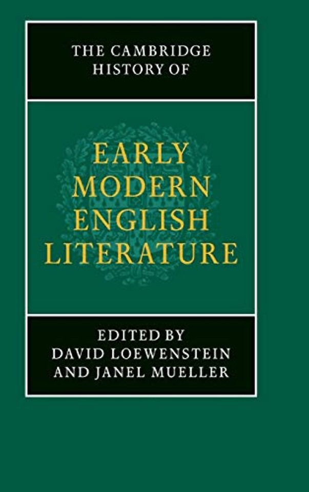 The Cambridge History of Early Modern English Literature