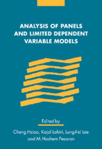 Analysis of Panels and Limited Dependent Variable Models