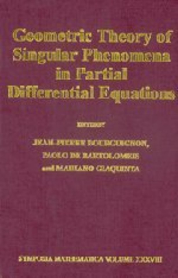 Geometric Theory of Singular Phenomena in Partial Differential Equations