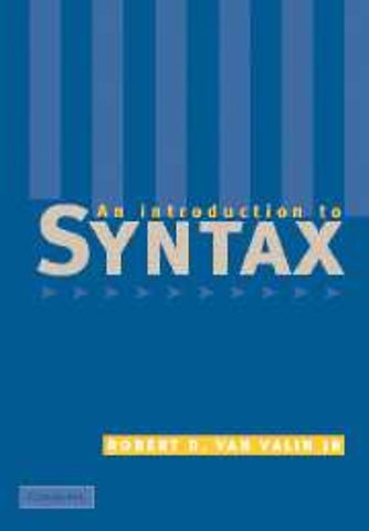 An Introduction To Syntax