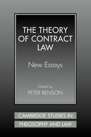 The Theory of Contract Law
