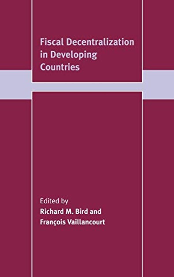 Fiscal Decentralization in Developing Countries