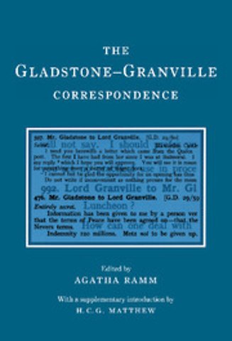 The Gladstone-Granville Correspondence