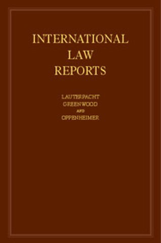 International Law Reports