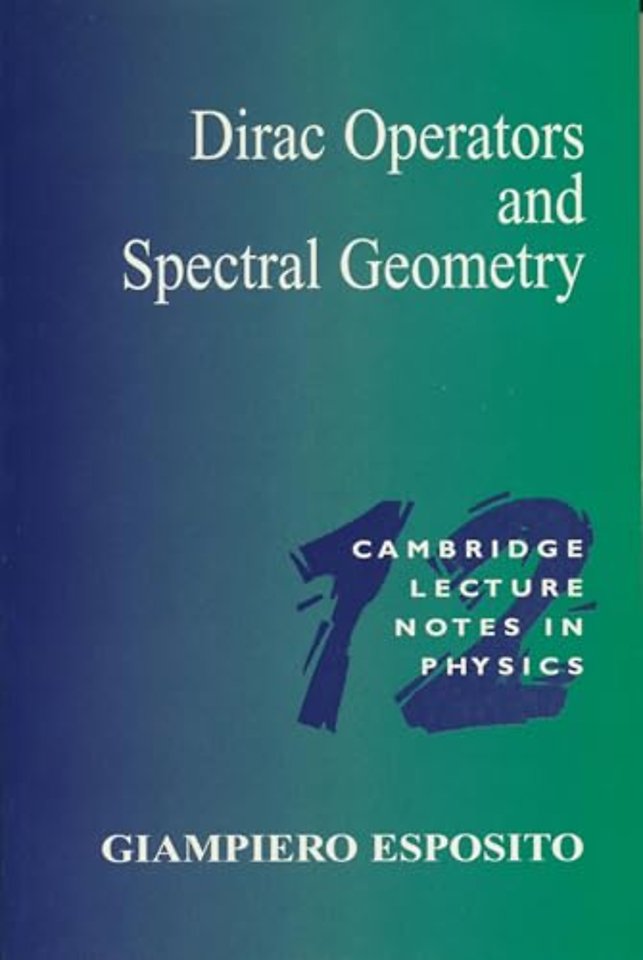 Dirac Operators and Spectral Geometry