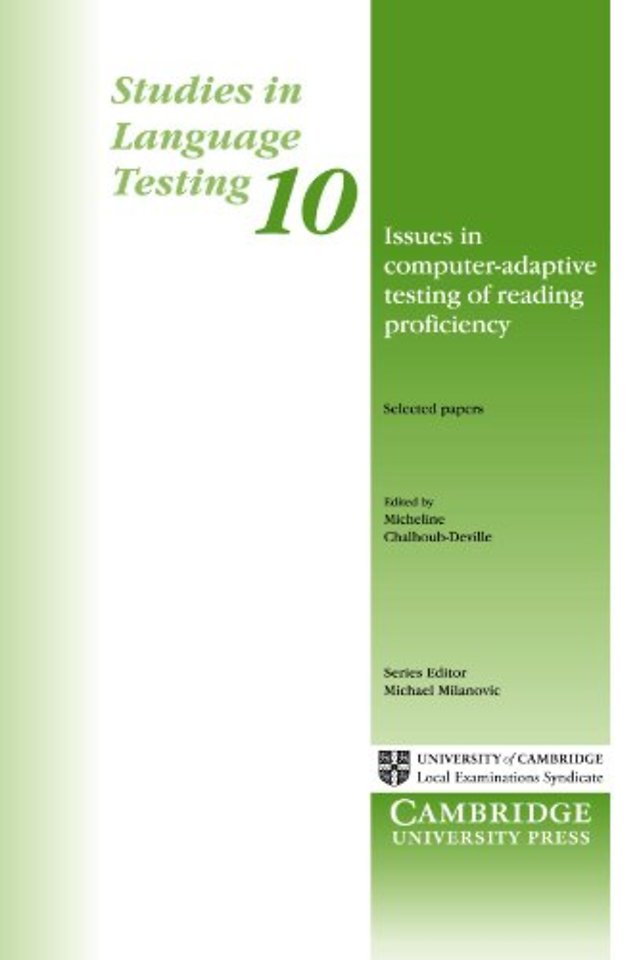 Issues in Computer-Adaptive Testing of Reading Proficiency