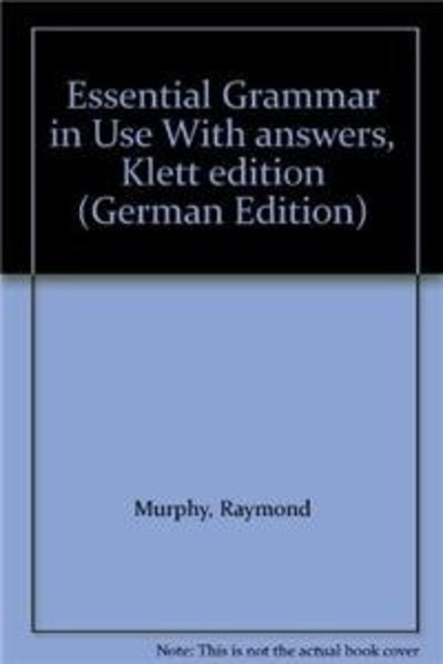 Essential Grammar in Use With answers, Klett edition