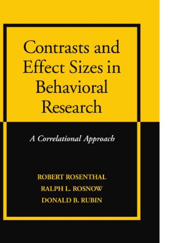 Contrasts and Effect Sizes in Behavioral Research