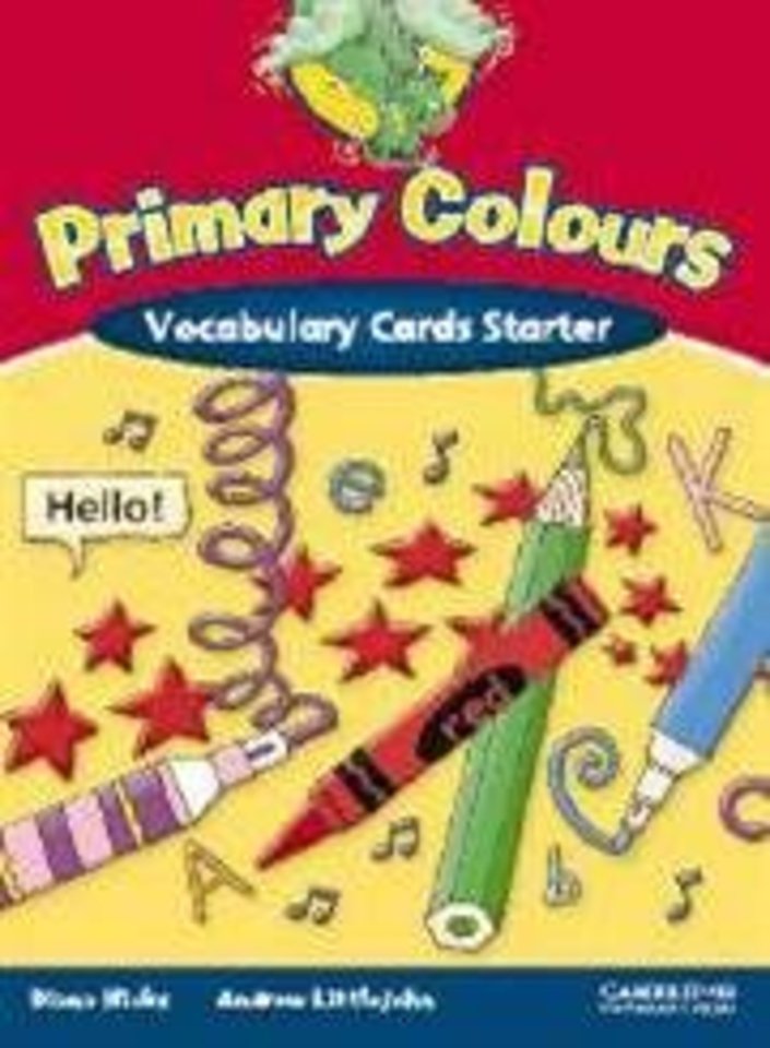 Primary Colours Vocabulary Cards Starter