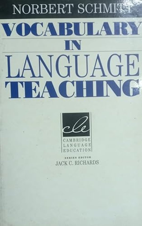 Vocabulary in Language Teaching