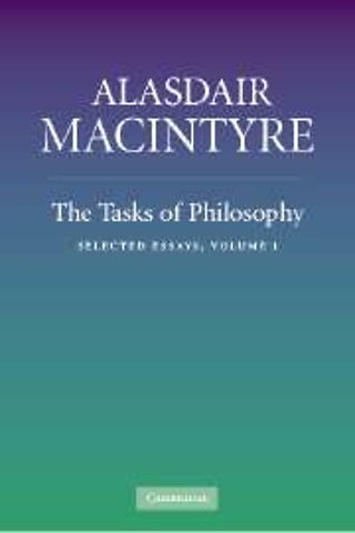 The Tasks of Philosophy: Volume 1