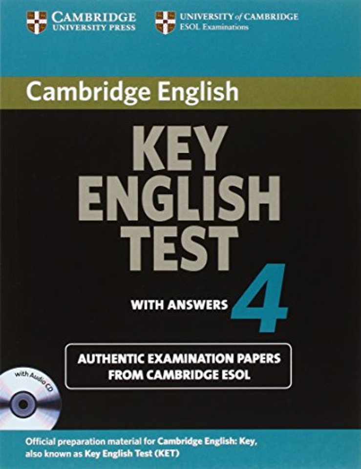 Cambridge Key English Test 4 Self Study Pack