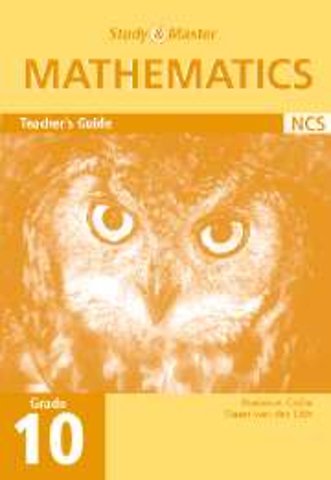 Study and Master Mathematics Grade 10 Teacher's Book