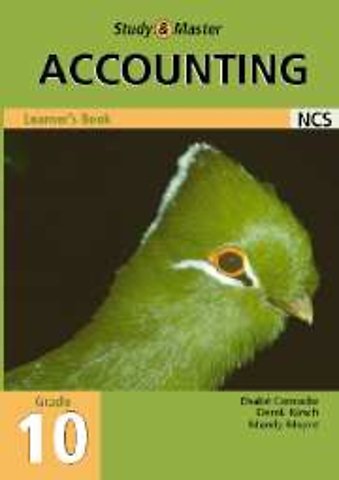 Study and Master Accounting Grade 10 Learner's Book
