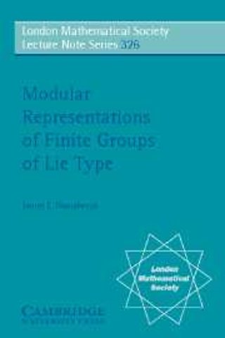 Modular Representations of Finite Groups of Lie Type