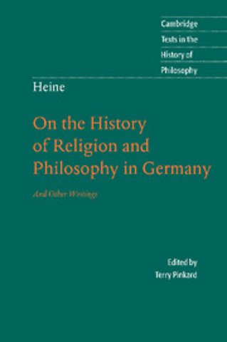 Heine: 'On the History of Religion and Philosophy in Germany'