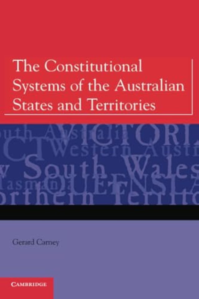The Constitutional Systems of the Australian States and Territories
