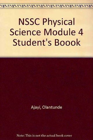 NSSC Physical Science Module 4 Student's Boook