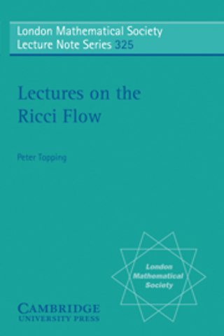 Lectures on the Ricci Flow