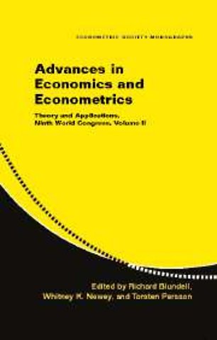 Advances in Economics and Econometrics: Volume 2