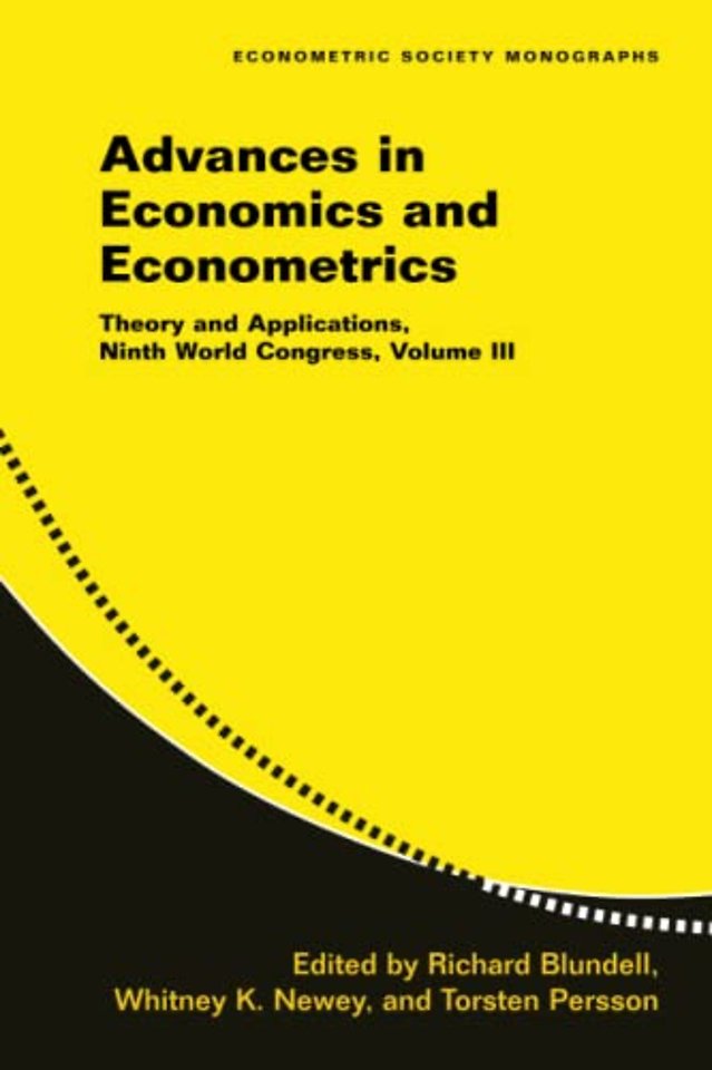 Advances in Economics and Econometrics: Volume 3