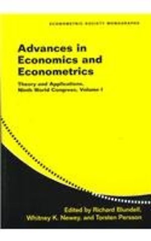 Advances in Economics and Econometrics 3 Volume Paperback Set