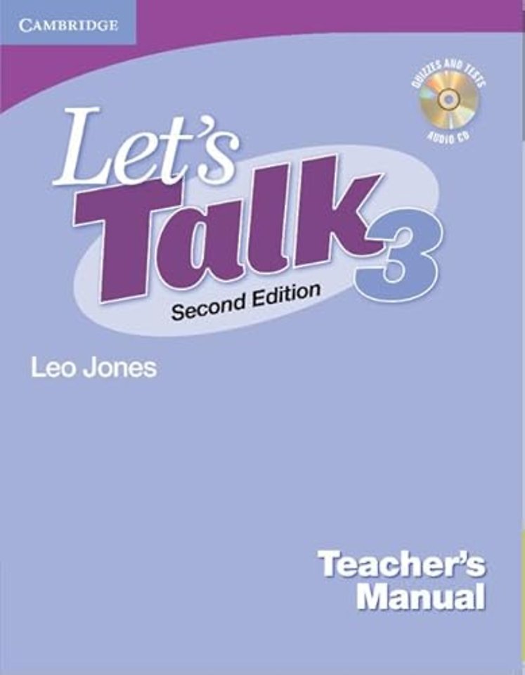 Let's Talk Level 3 Teacher's Manual with Audio CD