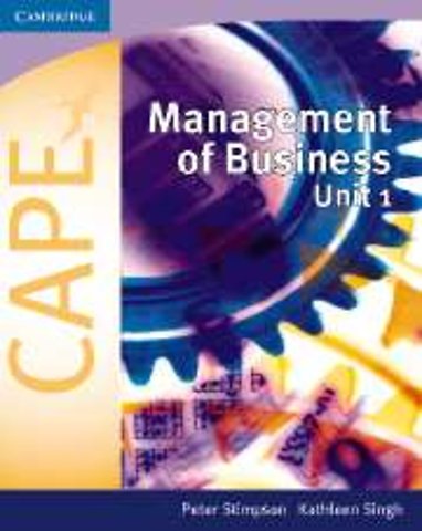 Management of Business for CAPE® Unit 1