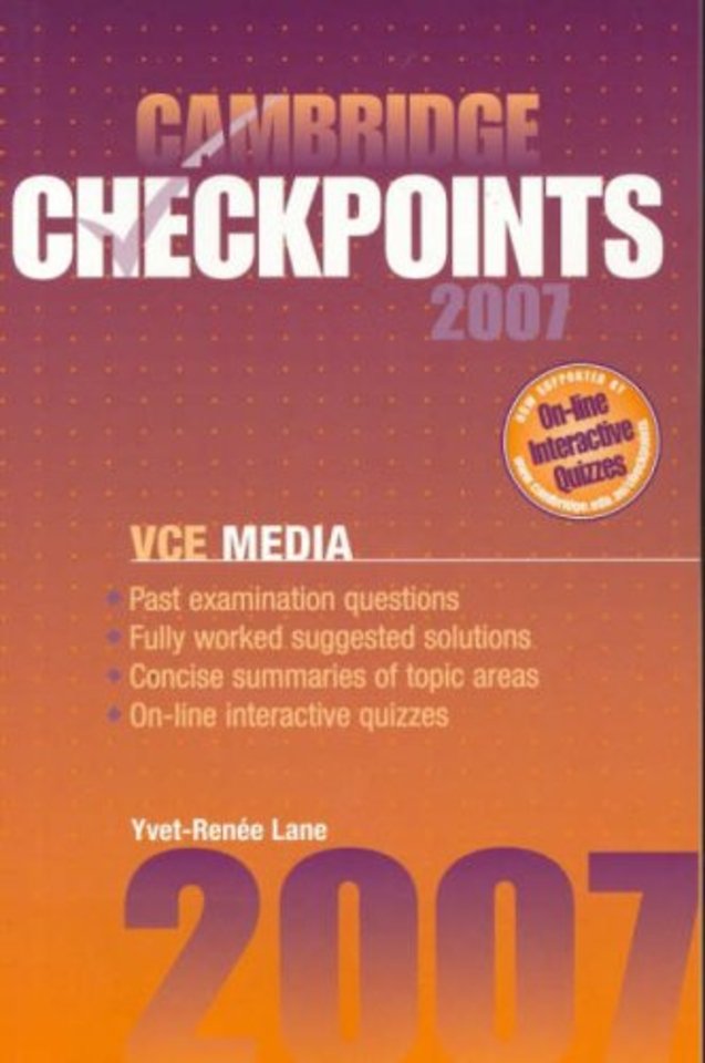 Cambridge Checkpoints VCE Media 2007